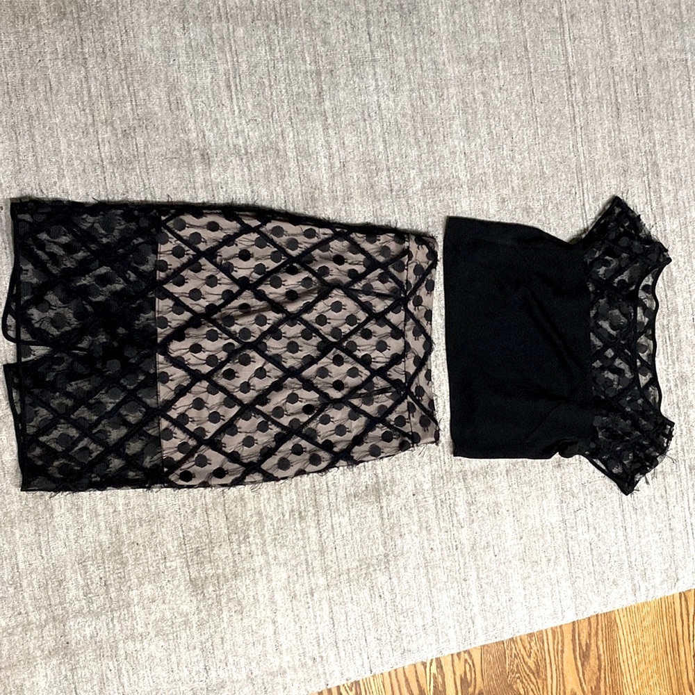 Milly top and skirt set